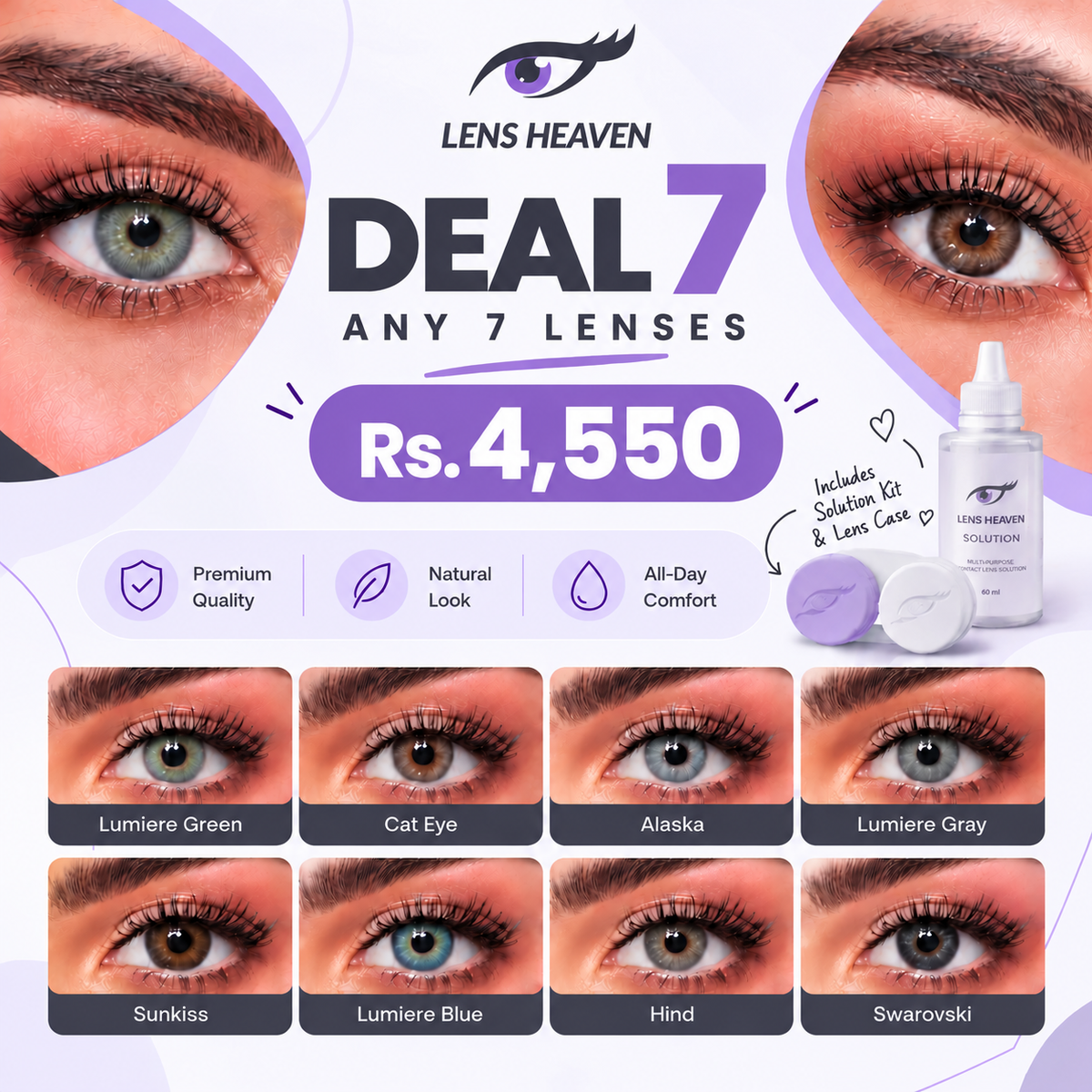 Deal 7 : Buy 1 Get 6 + 2 Solution Kit